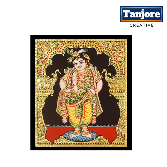 TANJORE PAINTING VICTOBA KRISHNA