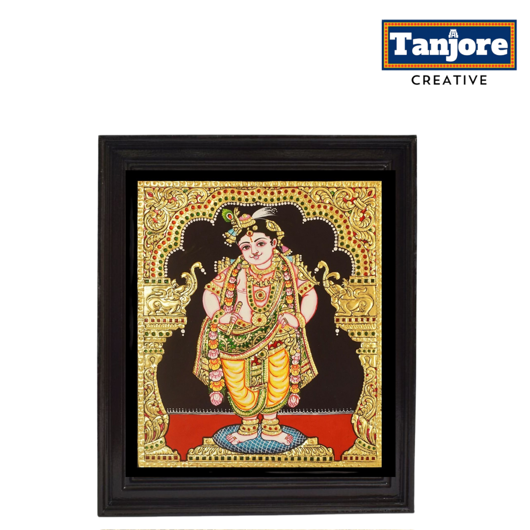 TANJORE PAINTING VICTOBA KRISHNA