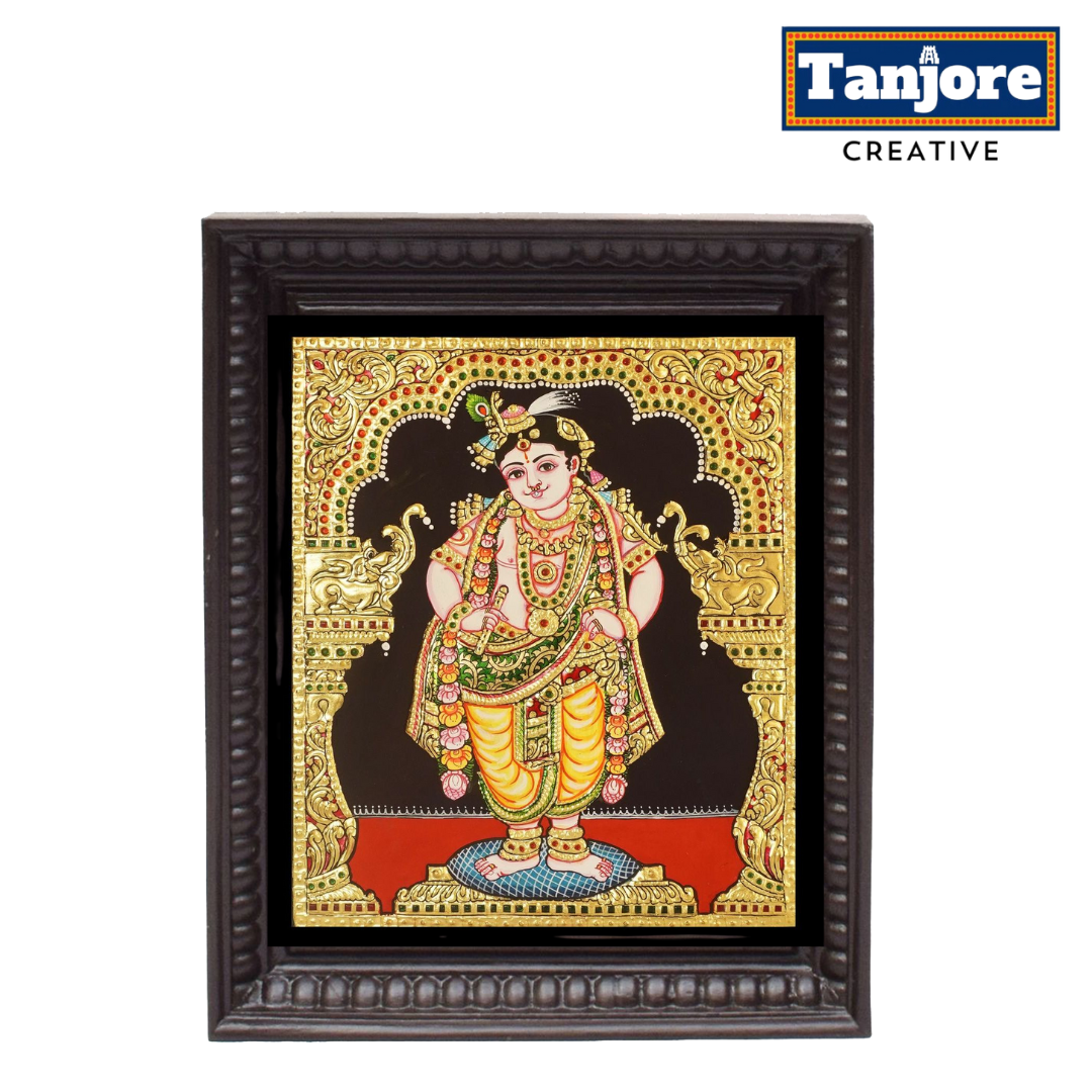 TANJORE PAINTING VICTOBA KRISHNA