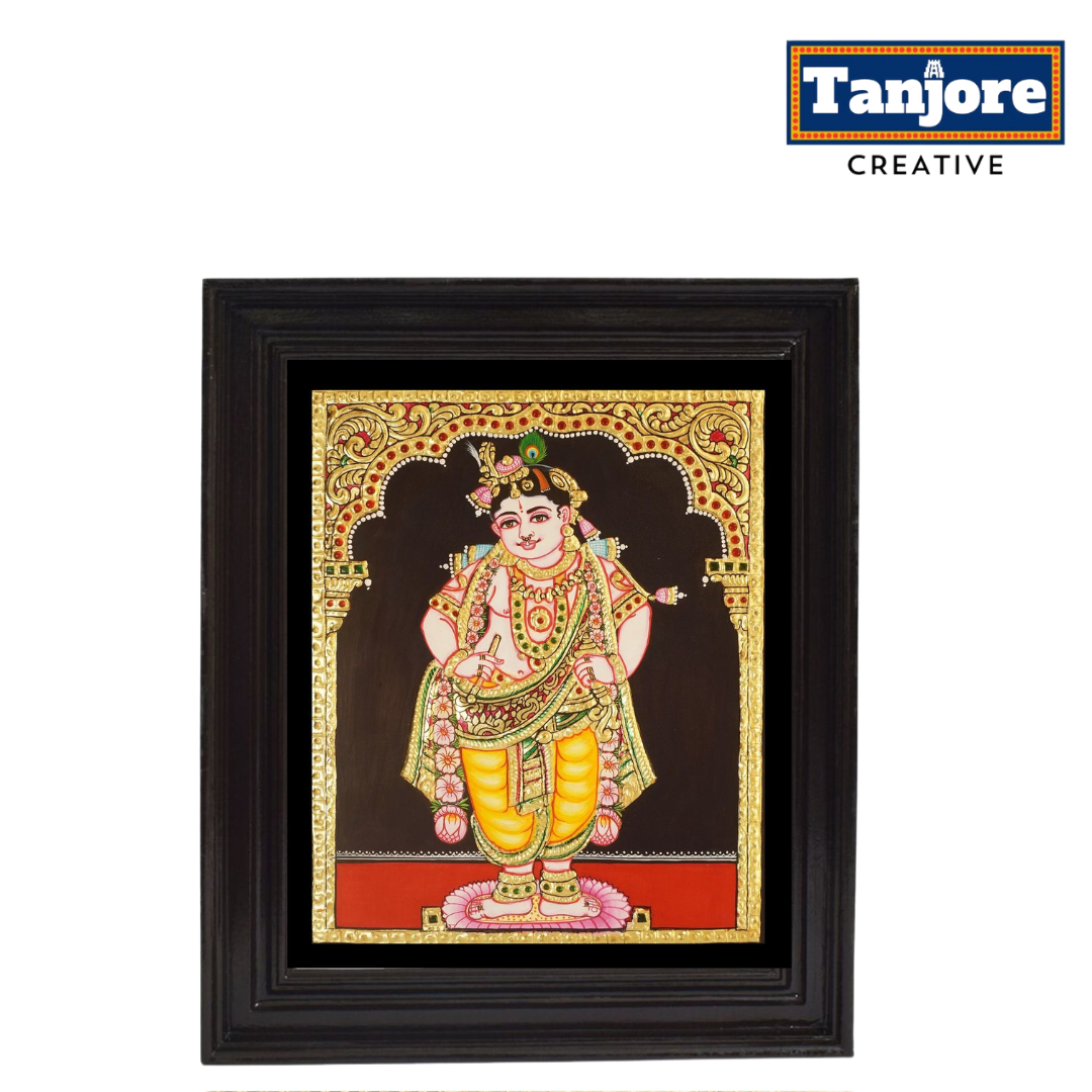 TANJORE PAINTING VICTOBA KRISHNA