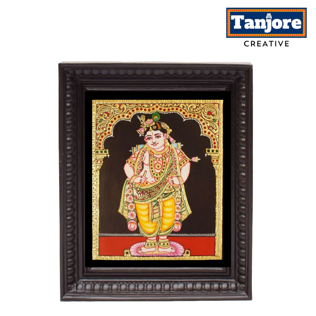 TANJORE PAINTING VICTOBA KRISHNA