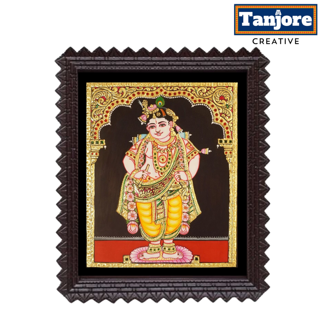 TANJORE PAINTING VICTOBA KRISHNA