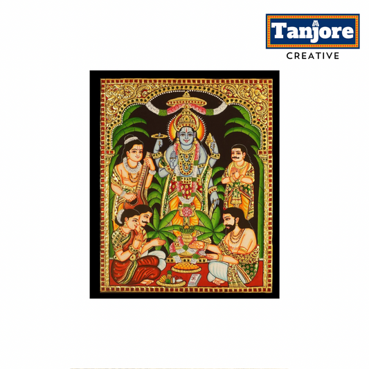 TANJORE PAINTING SATHYANARAYANA