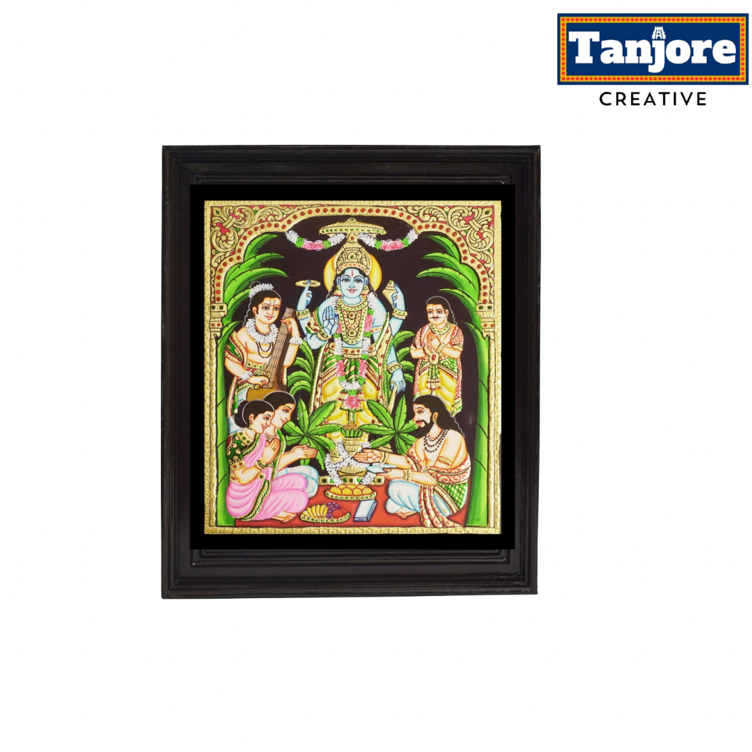 TANJORE PAINTING SATHYANARAYANA