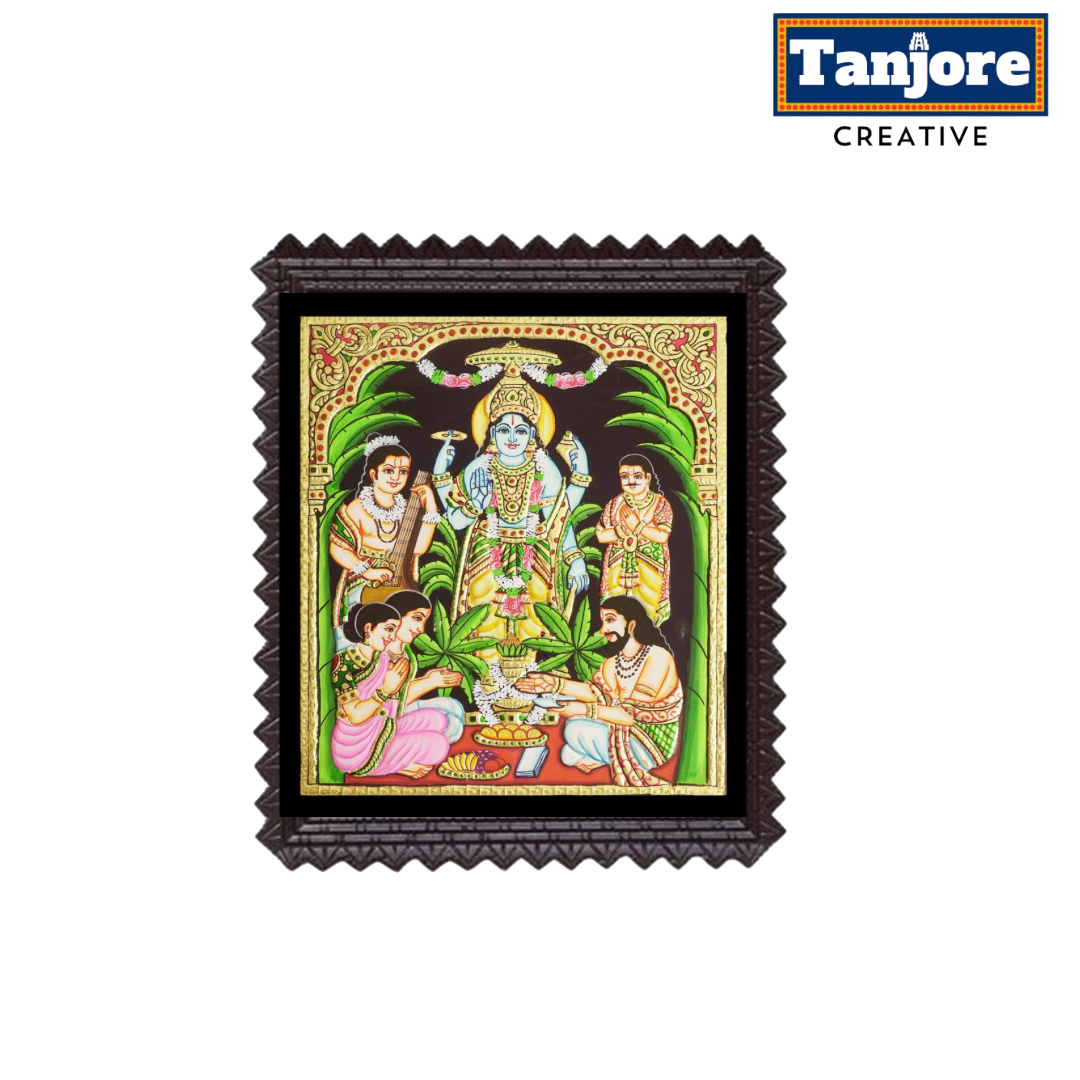 TANJORE PAINTING SATHYANARAYANA