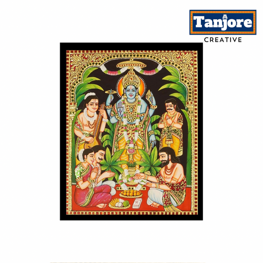 TANJORE PAINTING SATHYANARAYANA