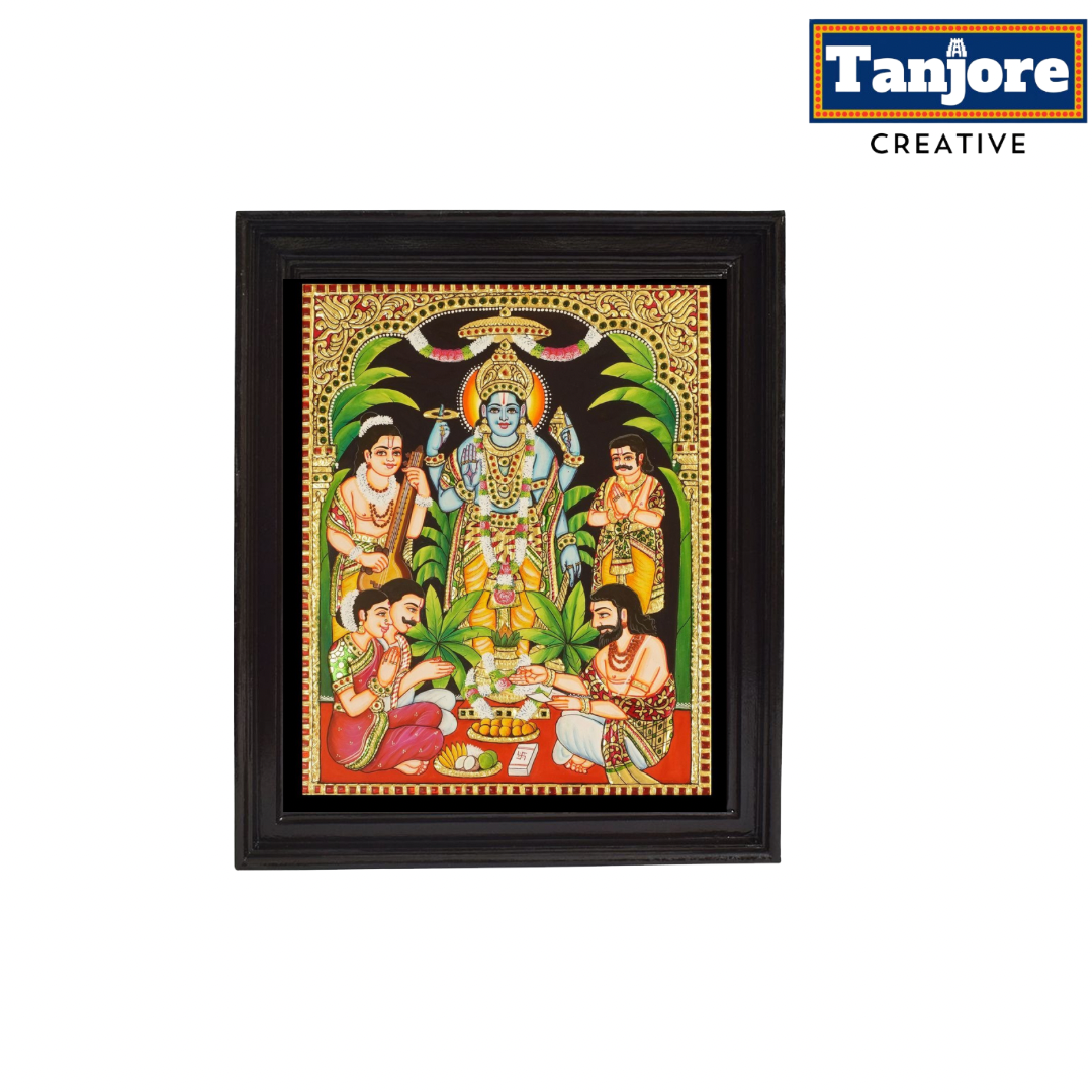 TANJORE PAINTING SATHYANARAYANA