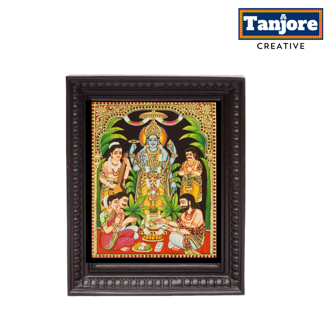 TANJORE PAINTING SATHYANARAYANA