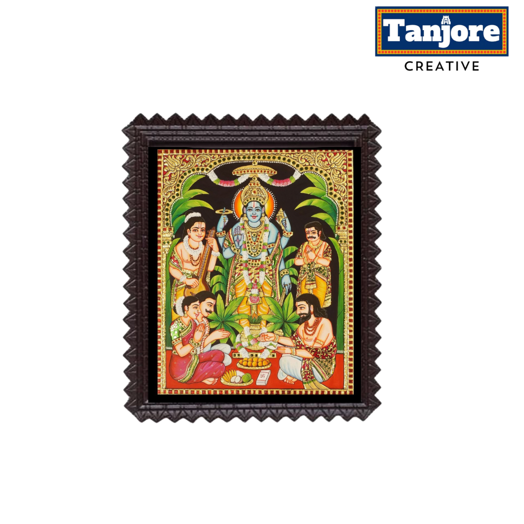 TANJORE PAINTING SATHYANARAYANA