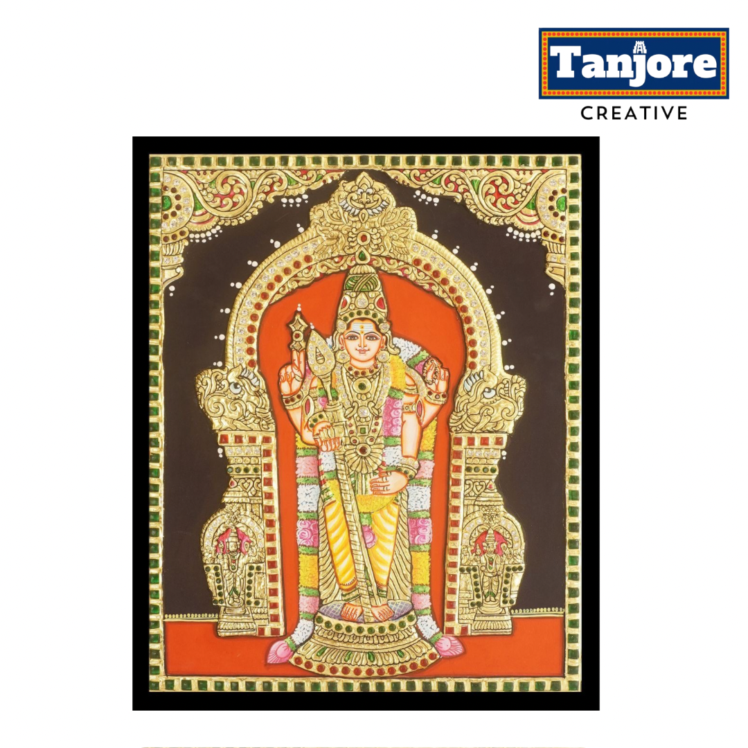 TANJORE PAINTING MURUGAN